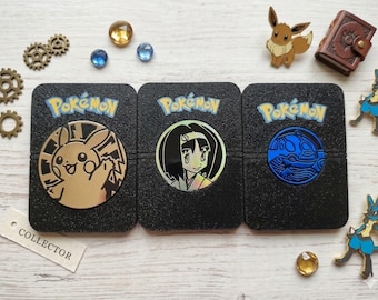 Pokémon-inspirierter Münzhalter | 3D-gedrucktes Sammlermünzkästchen | Münzpräsentationsbox | Geschenk für Gamer | Aufbewahrung für Anime-Sammler