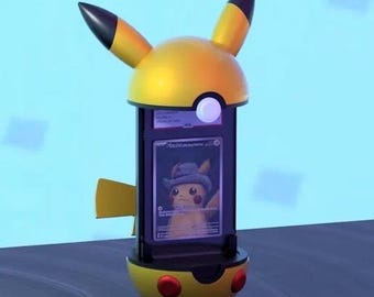 Pokéball Inspired PSA Card Display Stand | Graded Pokémon Card Holder | TCG Slab Display Case | 3D Printed Anime Collector Decor | Gift