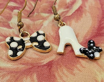 Coco Chanel-Inspired Mismatched Earrings