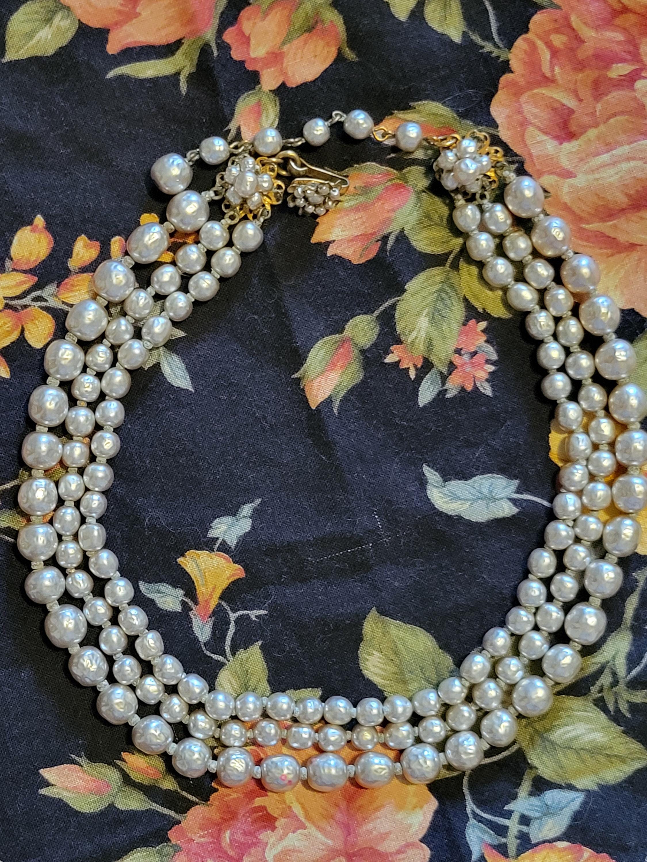 Miriam Haskell Pearl - Etsy