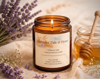 Sojaljus • Lavendel Tide & Honung