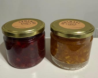 Mermelada artesanal de fresa y piña – Untable de frutas casero gourmet