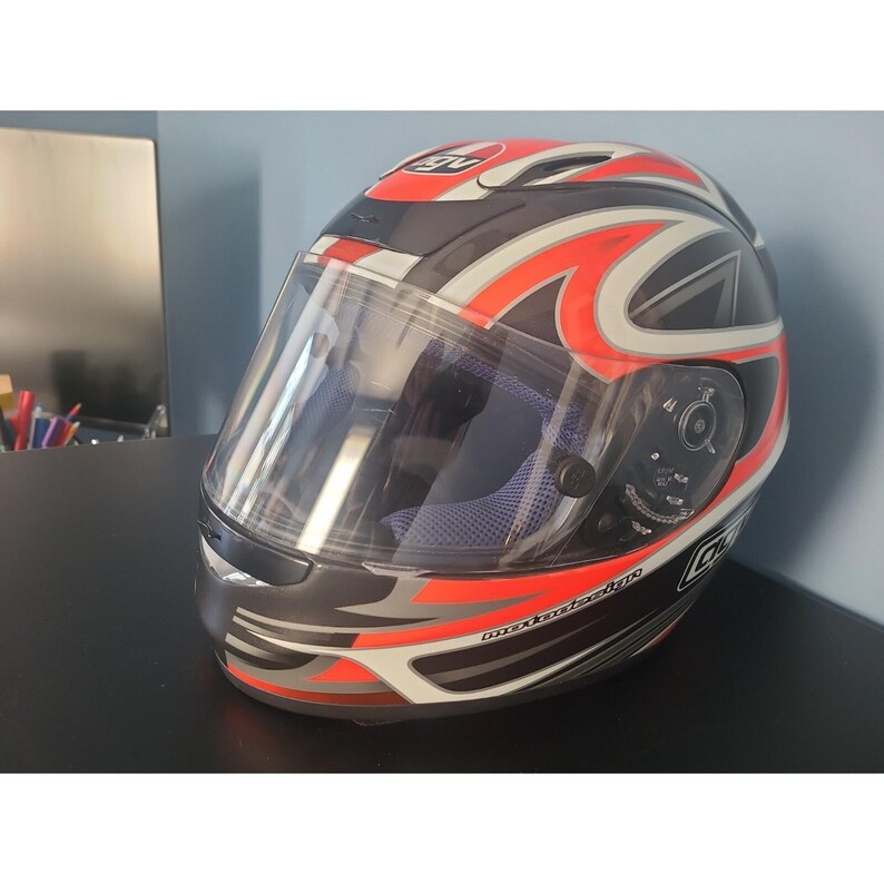 AGV V-Flyer XXL Red Motorcycle Helmet MotoDesign Multifiber ACF2 Undir image 5