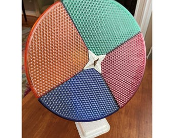 Rueda de colores motorizada Penetray vintage, probada y en funcionamiento.