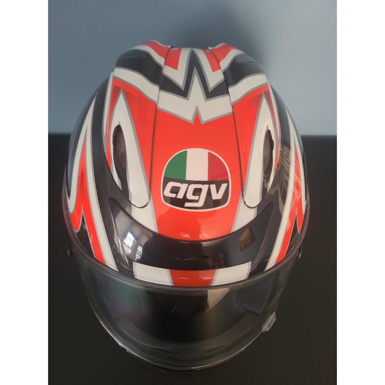 AGV V-Flyer XXL Red Motorcycle Helmet MotoDesign Multifiber ACF2 Undir image 4