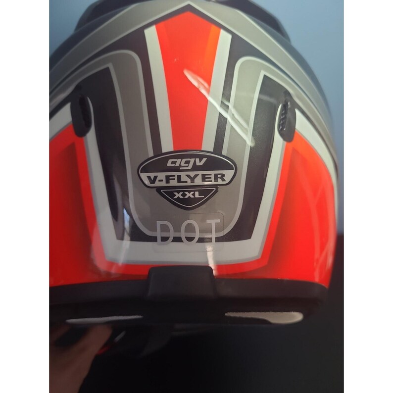 AGV V-Flyer XXL Red Motorcycle Helmet MotoDesign Multifiber ACF2 Undir image 13