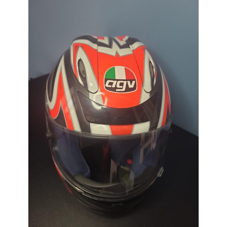 AGV V-Flyer XXL Red Motorcycle Helmet MotoDesign Multifiber ACF2 Undir image 2
