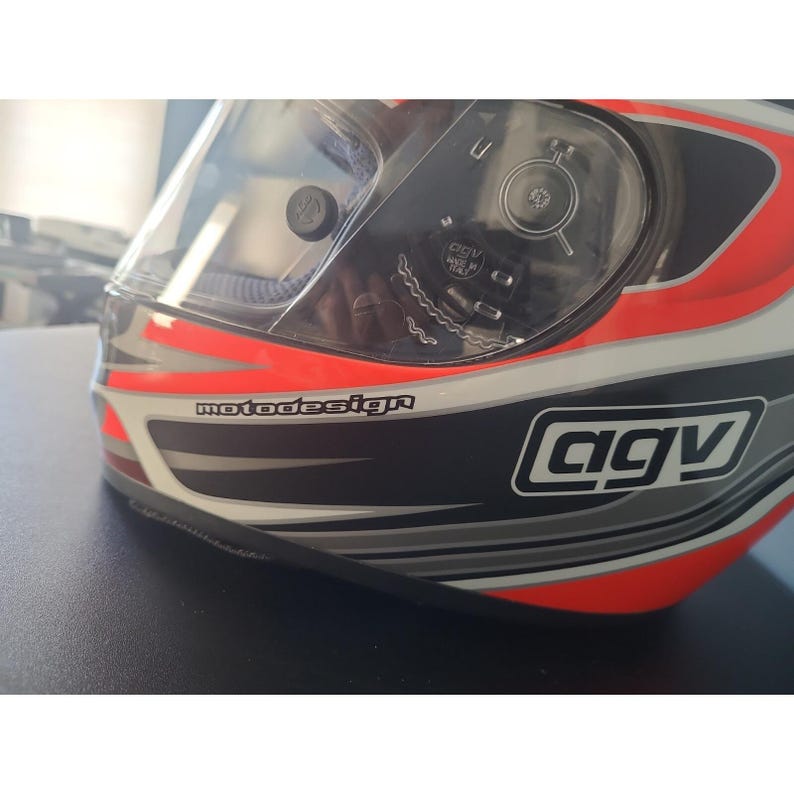 AGV V-Flyer XXL Red Motorcycle Helmet MotoDesign Multifiber ACF2 Undir image 6