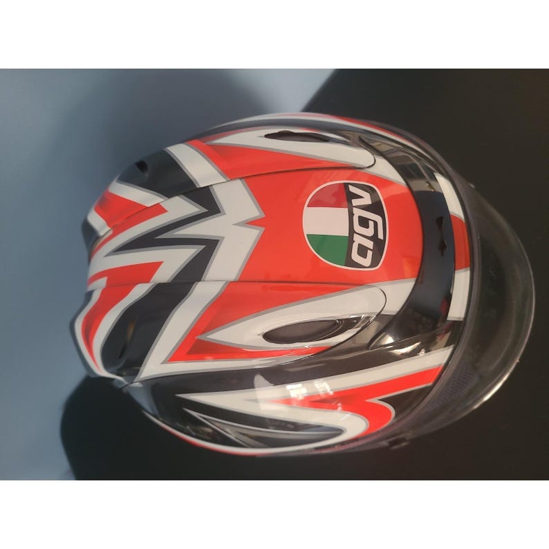 AGV V-Flyer XXL Red Motorcycle Helmet MotoDesign Multifiber ACF2 Undir image 3