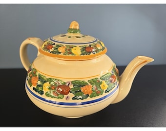 Titian Ware Della Robia royal ivory teapot ADAMS England