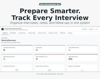 STAR Method Interview Prep System | Behavioral Interview Story Bank and Answer Builder