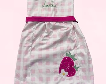 kids strawberry dress
