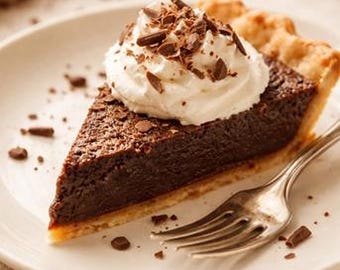 Chocolate Chess Pie Recipe Printable | Old-Fashioned Southern Dessert | Family Recipe PDF | Recipes from Home
