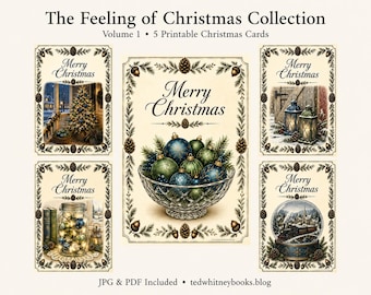 The Feeling of Christmas - Volume 1: 5 Christmas Card Images