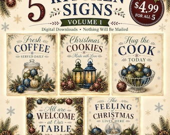 Christmas Signs - Decor - Volume 1