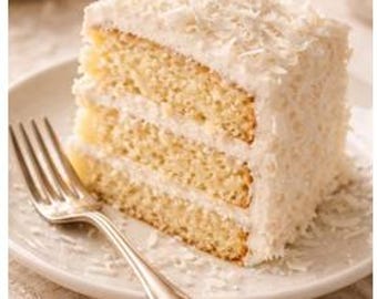 Coconut Cake Recipe Printable | Classic Homemade Dessert | Old-Fashioned Family Recipe PDF | Recipes from Home