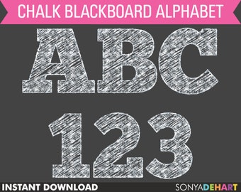 Chalkboard Alphabet | alphabet, chalkboard, alphabet letters, chalkboard font, chalk, chalk letters, alphabet clip art, alphabet clipart