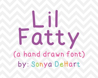 Hand Written Font, Downloadable Font, Handwriting Font, Font Download, Digital Font, Font, Chunky Font, Silhouette Font