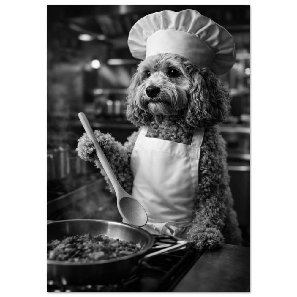 Cockapoo Kitchen Funny Cockapoo Print | Cockapoo as a Chef | Funny Animal Print ...