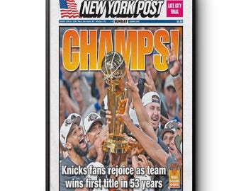 New York Knicks NBA Cup Poster 53 Jahre Basketball Sports Wall Art