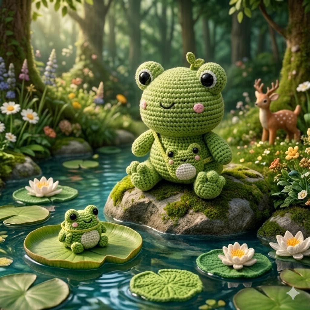 38 Frog Crochet Patterns for Amigurumi, Bags, Decor, and Gifts 30 Crochet Frog Amigurumi Frog Toy