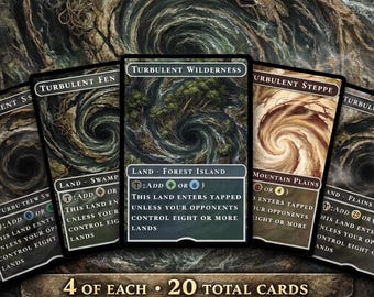 POD PAK | 20 Turbulent Lands | 4 of each type