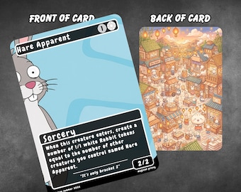 Hare Apparent (shy) | Custom Art MTG Proxy
