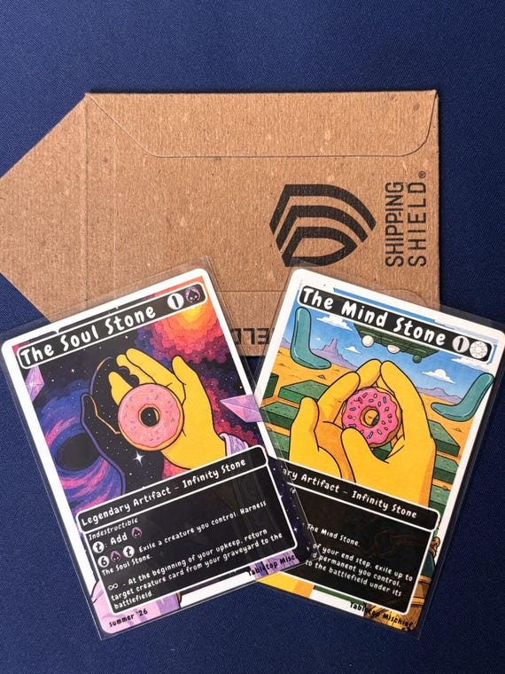 The Soul Stone/the Mind Stone | 2-pack Proxy Cards - Etsy