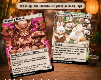 Hare Apparent Proxy Commander Deck | Includes Dumpling Tokens + Free Hard-Shell Deck Box