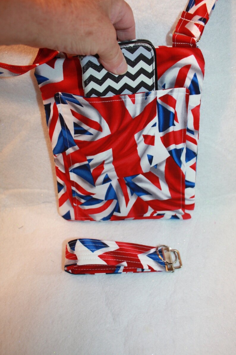 Handcrafted Crossbody Bag British Britian England Flag Etsy