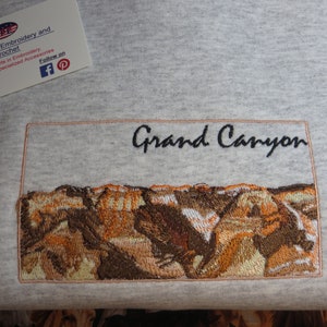 Grand Canyon National Park Embroidered T Shirt, Sweatshirt or Hoodie