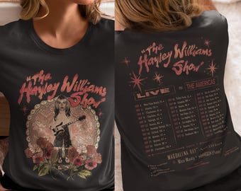 T-shirt unisexe Hayley Williams Tour 2026 – T-shirt stylé pour fans de rock alternatif