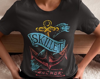 T-shirt unisexe Skillet Band | T-shirt graphique rock chrétien | T-shirt de concert unisexe | Cadeau pour les fans de rock