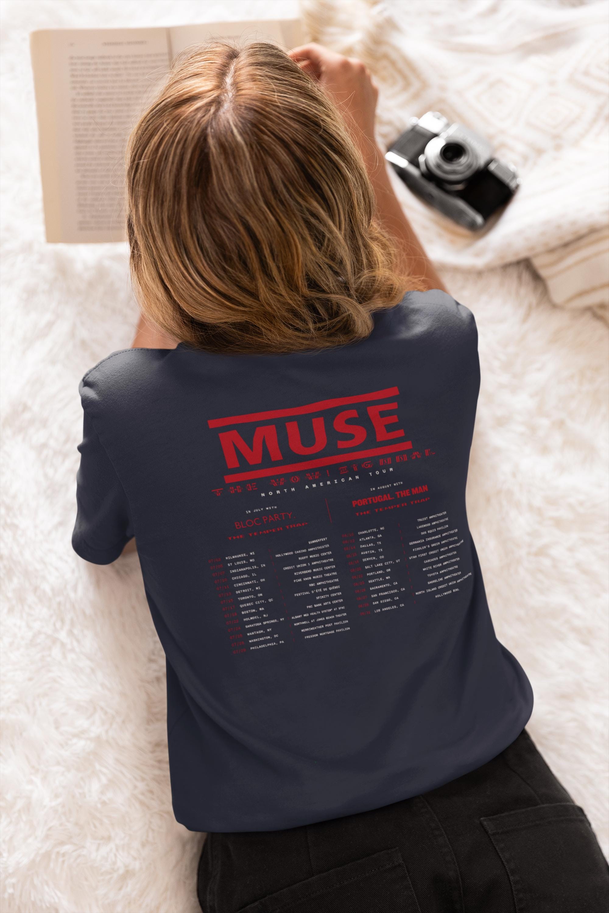 Unisex Muse Tour 2026 T-shirt – Unisex Concert Tee – Alternative