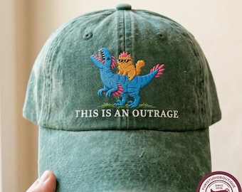 Dungeon Crawler Carl Embroidered Hat • Carl's Heart Boxers, Princess Donut, and Mongo Baseball Cap