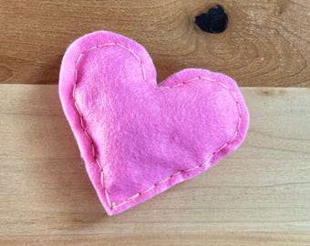 Hand-Stitched Pink Hearts – Scented Comfort Sachets