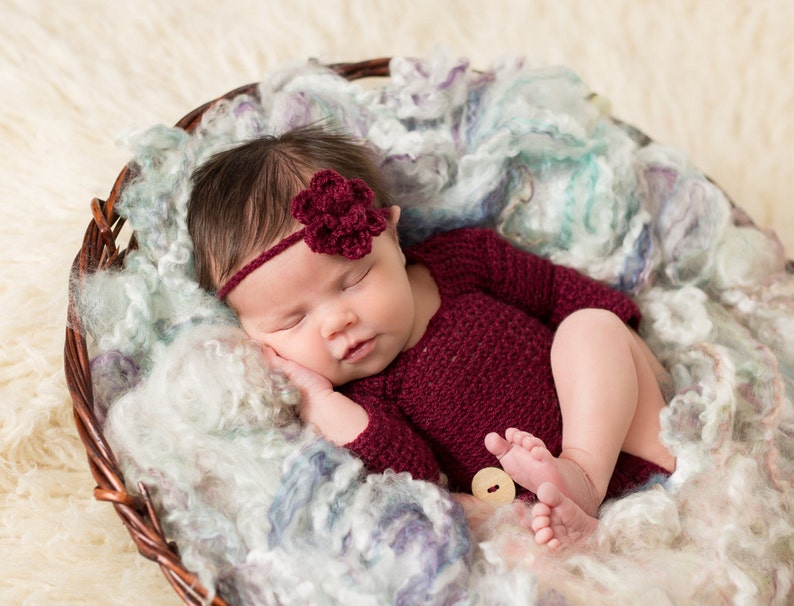 maroon newborn outfit