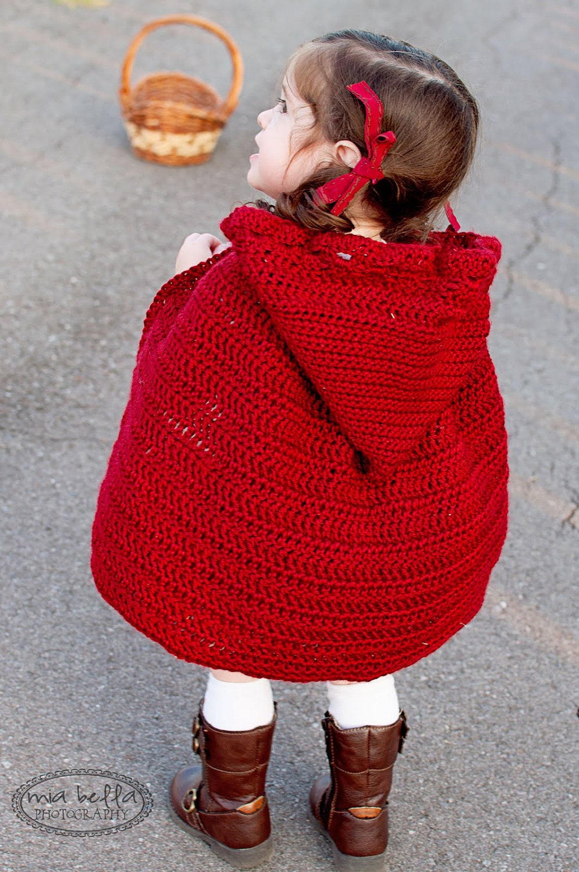Little Red Riding Hood Cape Halloween Costume Children's Etsy