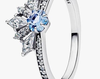Princess Elsa Ring silver s925 size 7