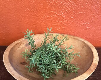 cuenco rústico de madera de 28 cm