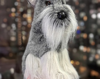 Douglas Cuddle Toy Maurice Schnauzer Dog Wired Ears