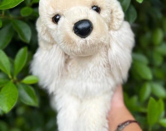 Douglas Cuddle Toys Retired Rare Curly White Cream Cocker Spaniel #1992