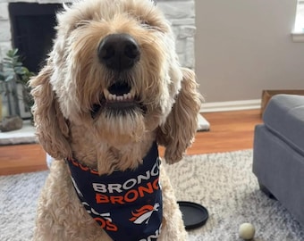 NFL Bandana *most teams available * Scrunchie bandana Slip On Bandana XS-XL Free Shipping - Embroidery add on option in separate listing