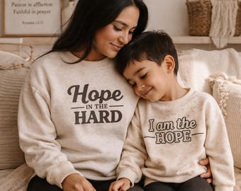 I am the Hope-peutersweater | Inspirerend kindershirt, neutrale trui