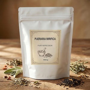 Cápsulas de Pueraria Mirifica, suplemento de estrógeno para mujeres