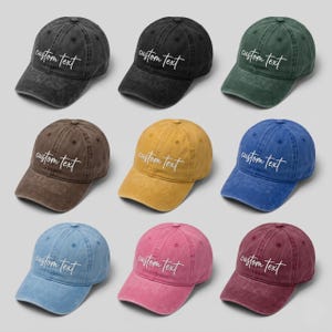Gorra de béisbol personalizada bordada, estilo camionero vintage, regalos para clubes, gorra para despedida de soltera.