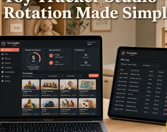 Personalized Toy Rotation Tracker | Digital Toy Organizer, Engagement Log (PWA)