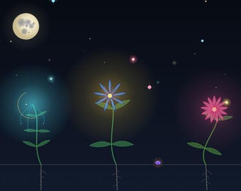 Moon Journal App | Living Intention Tracker, Offline Install (Buy Once)