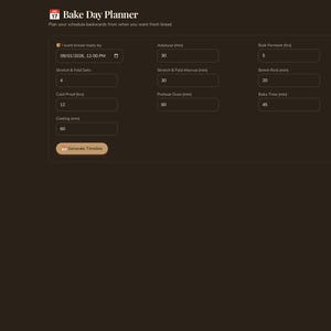 Sourdough Studio Baking Tracker | Digital Sourdough Companion (Offline App) image 6