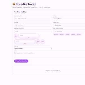 Father's Day Gift for Keyboard Enthusiasts | Personalized Digital Keyboard Tracker — Build Log, Switch Inventory & Group Buys image 5